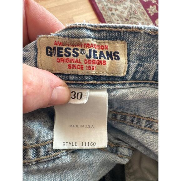 Vintage 90's GUESS Jeans Women’s Size 27/28 made in USA Style 11160 - Picture 11 of 12